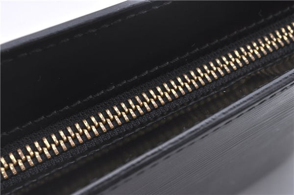 Authentic Louis Vuitton Epi Pochette Homme Clutch Hand Bag Black M52522 LV 5391F