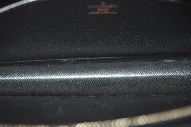 Authentic Louis Vuitton Epi Pochette Homme Clutch Hand Bag Black M52522 LV 5391F