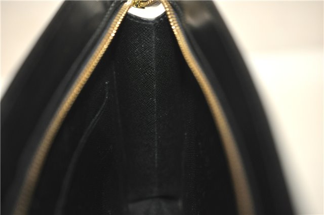 Authentic Louis Vuitton Epi Pochette Homme Clutch Hand Bag Black M52522 LV 5391F