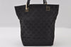 Authentic GUCCI Shoulder Hand Tote Bag GG Canvas Leather 0021099 Black 5391I