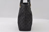 Authentic GUCCI Shoulder Hand Tote Bag GG Canvas Leather 0021099 Black 5391I