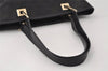 Authentic GUCCI Shoulder Hand Tote Bag GG Canvas Leather 0021099 Black 5391I