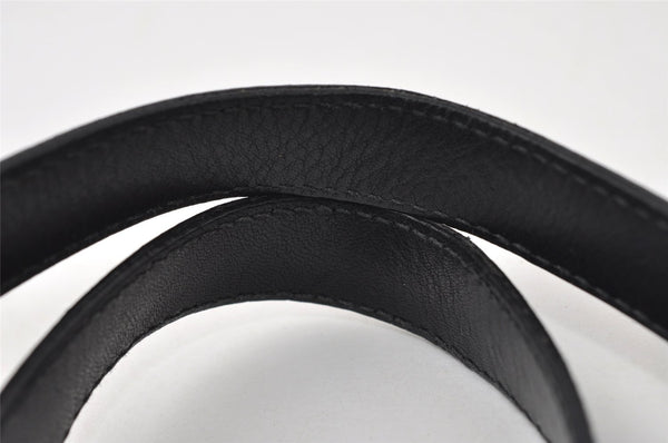 Authentic GUCCI Shoulder Hand Tote Bag GG Canvas Leather 0021099 Black 5391I