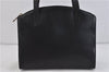 Authentic GUCCI Vintage Shoulder Hand Bag Purse Leather Black 5392C