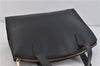 Authentic GUCCI Vintage Shoulder Hand Bag Purse Leather Black 5392C