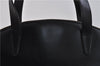 Authentic GUCCI Vintage Shoulder Hand Bag Purse Leather Black 5392C