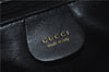 Authentic GUCCI Vintage Shoulder Hand Bag Purse Leather Black 5392C