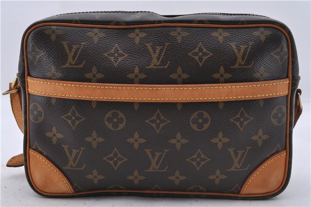 Auth Louis Vuitton Monogram Trocadero 27 Shoulder Cross Body Bag M51274 LV 5393D