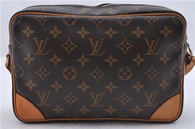 Auth Louis Vuitton Monogram Trocadero 27 Shoulder Cross Body Bag M51274 LV 5393D