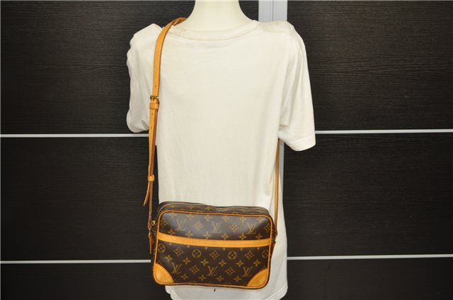 Auth Louis Vuitton Monogram Trocadero 27 Shoulder Cross Body Bag M51274 LV 5393D