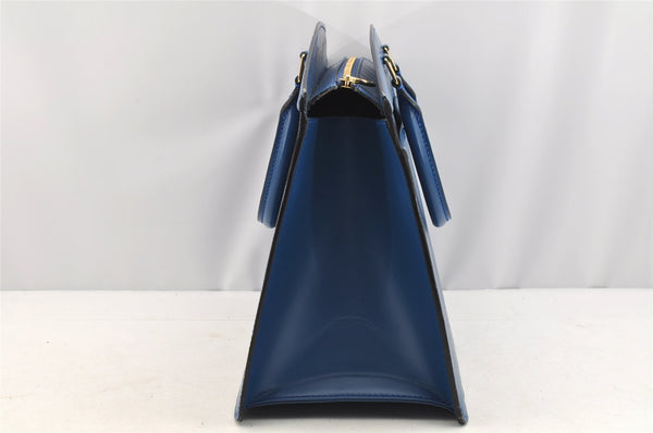 Authentic Louis Vuitton Epi Riviera Hand Bag Blue M48185 LV 5393I