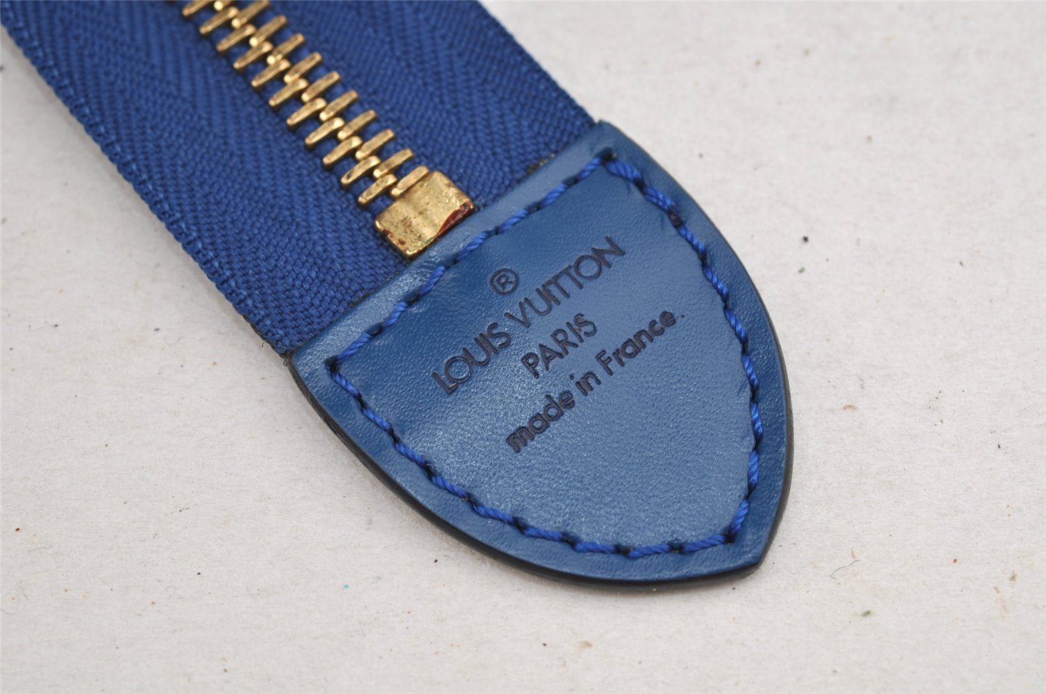 Authentic Louis Vuitton Epi Riviera Hand Bag Blue M48185 LV 5393I