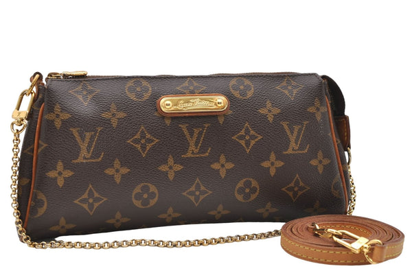 Auth Louis Vuitton Monogram Eva Accessories Pouch Shoulder Bag M95567 LV 5394D