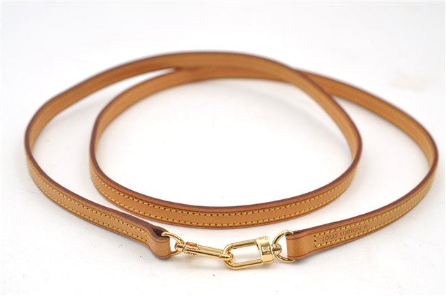 Authentic Louis Vuitton Leather Shoulder Strap Beige 47.6