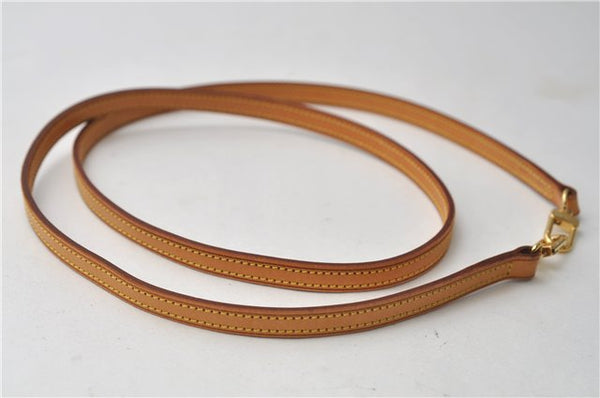 Authentic Louis Vuitton Leather Shoulder Strap Beige 47.6" LV 5394E