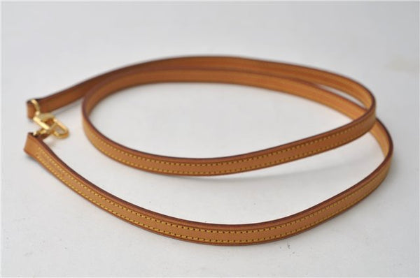 Authentic Louis Vuitton Leather Shoulder Strap Beige 47.6" LV 5394E