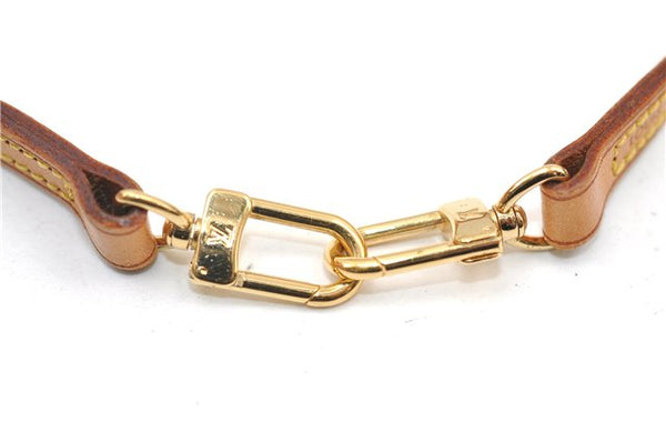 Authentic Louis Vuitton Leather Shoulder Strap Beige 47.6" LV 5394E