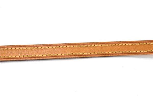 Authentic Louis Vuitton Leather Shoulder Strap Beige 47.6" LV 5394E