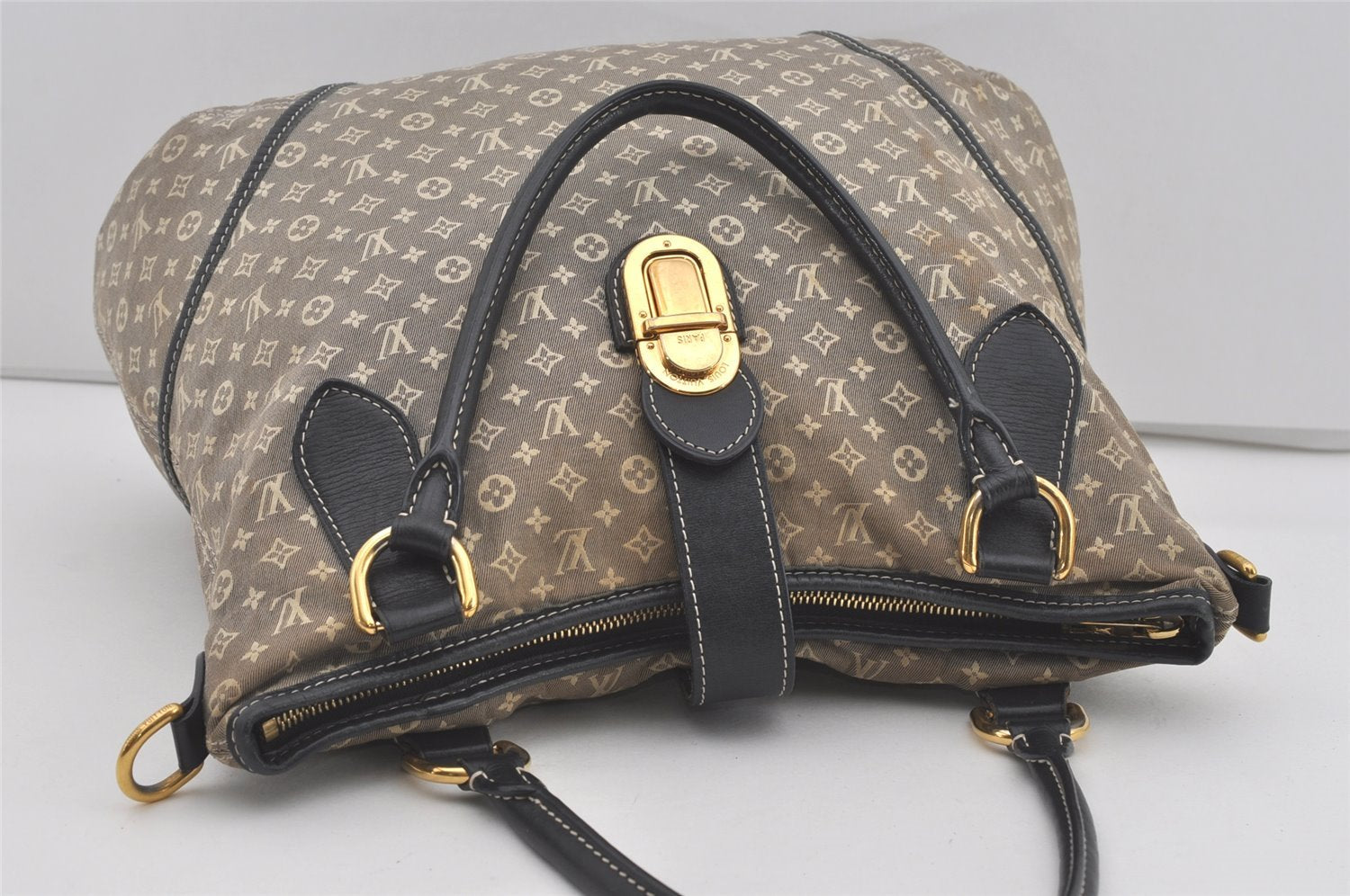 Authentic Louis Vuitton Monogram Idylle Elegie 2Way Tote Bag M56697 Blue 5394I