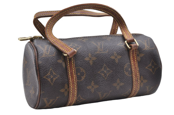 Authentic Louis Vuitton Monogram Papillon 19 Hand Bag Purse M51389 LV 5395D