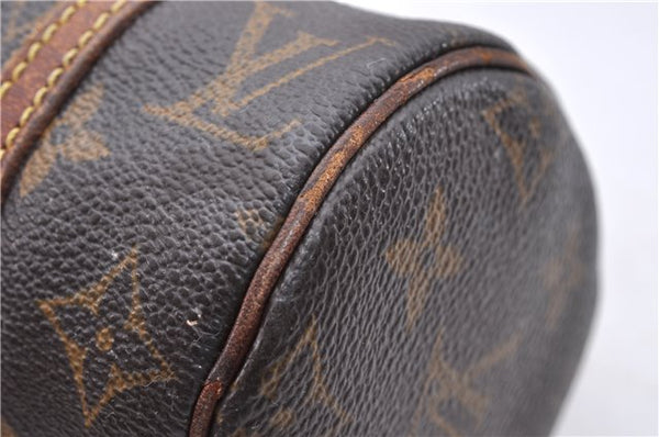 Authentic Louis Vuitton Monogram Papillon 19 Hand Bag Purse M51389 LV 5395D