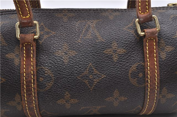 Authentic Louis Vuitton Monogram Papillon 19 Hand Bag Purse M51389 LV 5395D