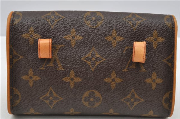 Auth Louis Vuitton Monogram Pochette Florentine Pouch Waist Bag M51855 LV 5395F
