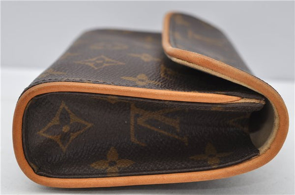 Auth Louis Vuitton Monogram Pochette Florentine Pouch Waist Bag M51855 LV 5395F