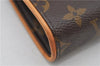 Auth Louis Vuitton Monogram Pochette Florentine Pouch Waist Bag M51855 LV 5395F