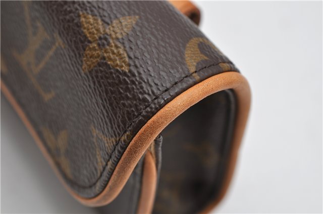 Auth Louis Vuitton Monogram Pochette Florentine Pouch Waist Bag M51855 LV 5395F