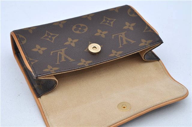 Auth Louis Vuitton Monogram Pochette Florentine Pouch Waist Bag M51855 LV 5395F