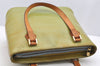 Authentic Louis Vuitton Vernis Houston Shoulder Bag Light Green M91005 LV 5395I