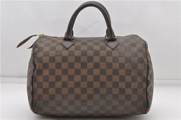 Authentic Louis Vuitton Damier Speedy 30 Hand Boston Bag Purse N41364 LV 5396D