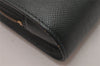 Authentic Louis Vuitton Taiga Baikal Clutch Bag Green M30184 LV 5396I