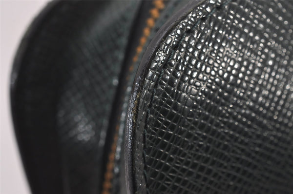 Authentic Louis Vuitton Taiga Baikal Clutch Bag Green M30184 LV 5396I