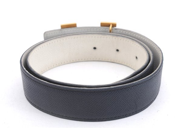 Authentic HERMES Constance Leather Belt Size 75cm 27.6