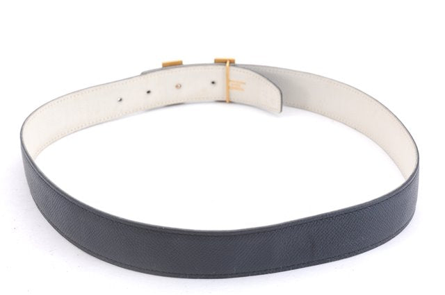 Authentic HERMES Constance Leather Belt Size 75cm 27.6