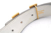 Authentic HERMES Constance Leather Belt Size 75cm 27.6" Navy Ivory 5397E