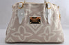 Authentic Louis Vuitton Cruise Line Tahitienne PM Tote Bag Beige M95674 LV 5397I