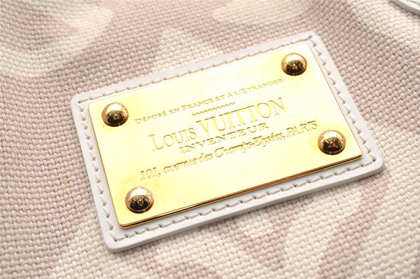 Authentic Louis Vuitton Cruise Line Tahitienne PM Tote Bag Beige M95674 LV 5397I