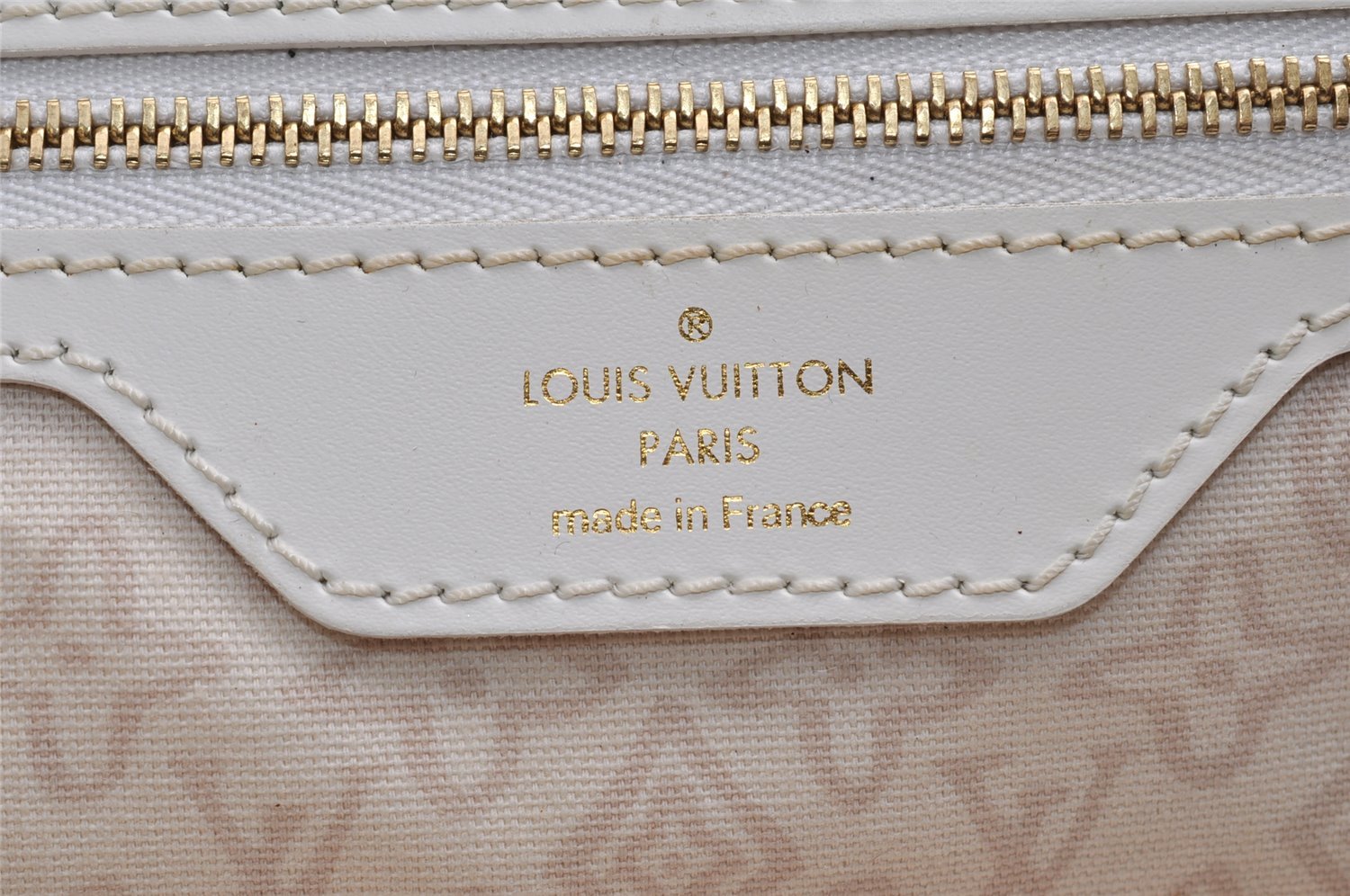 Authentic Louis Vuitton Cruise Line Tahitienne PM Tote Bag Beige M95674 LV 5397I