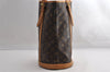 Authentic Louis Vuitton Monogram Bucket GM Shoulder Tote Bag M42236 Junk 5398I