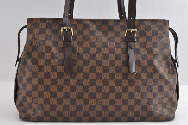Authentic Louis Vuitton Damier Chelsea Shoulder Tote Bag N51119 LV 5399I