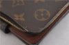 Authentic Louis Vuitton Monogram Compact Zip Bifold Wallet Purse M61667 LV 5400F