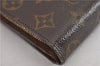 Authentic Louis Vuitton Monogram Compact Zip Bifold Wallet Purse M61667 LV 5400F