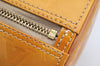 Authentic Louis Vuitton Vernis Bedford Hand Bag Yellow Beige M91006 LV 5400I