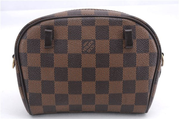 Authentic Louis Vuitton Damier Pochette Ipanema Waist Bag XS N51296 LV 5401E
