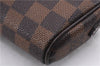 Authentic Louis Vuitton Damier Pochette Ipanema Waist Bag XS N51296 LV 5401E