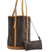Authentic Louis Vuitton Monogram Bucket GM Shoulder Tote Bag M42236 Junk 5401I
