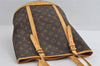 Authentic Louis Vuitton Monogram Bucket GM Shoulder Tote Bag M42236 Junk 5401I